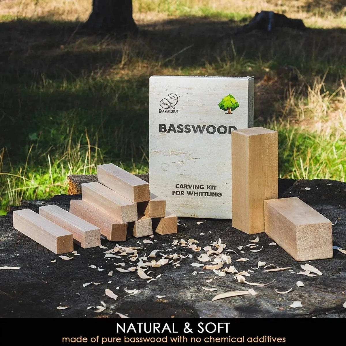 BeaverCraft - BW10 - Set of Basswood Carving Blocks 10 pcs - Image 4