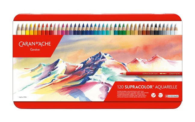 Caran d'Ache Supracolor Soft Aquarelle Pencils - set of 120