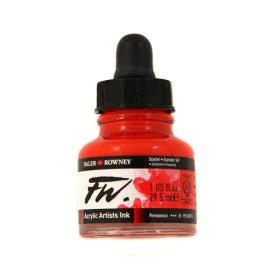 FW Acrylic Ink - 1 fl oz - Scarlet
