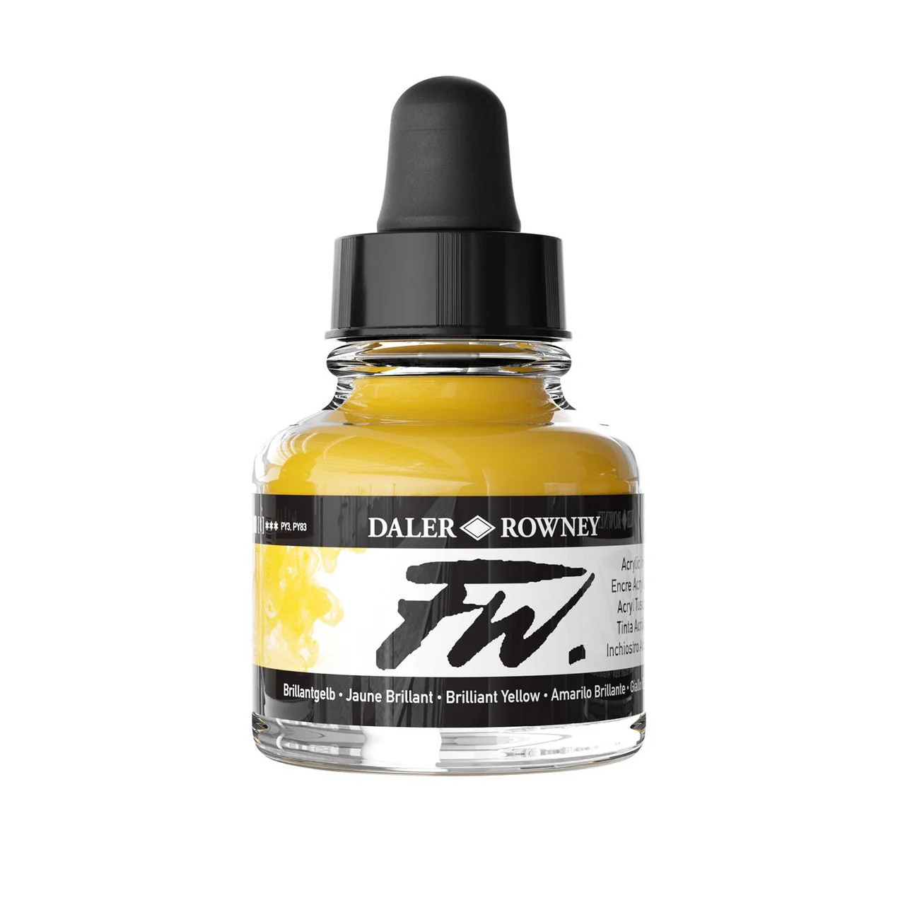 FW Acrylic Ink - 1 fl oz - Brilliant Yellow