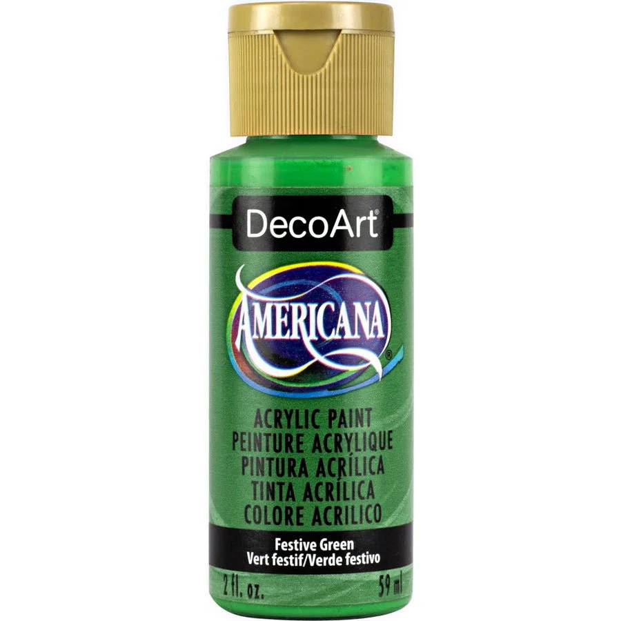 DecoArt Americana Acrylic 2 fl oz - Festive Green