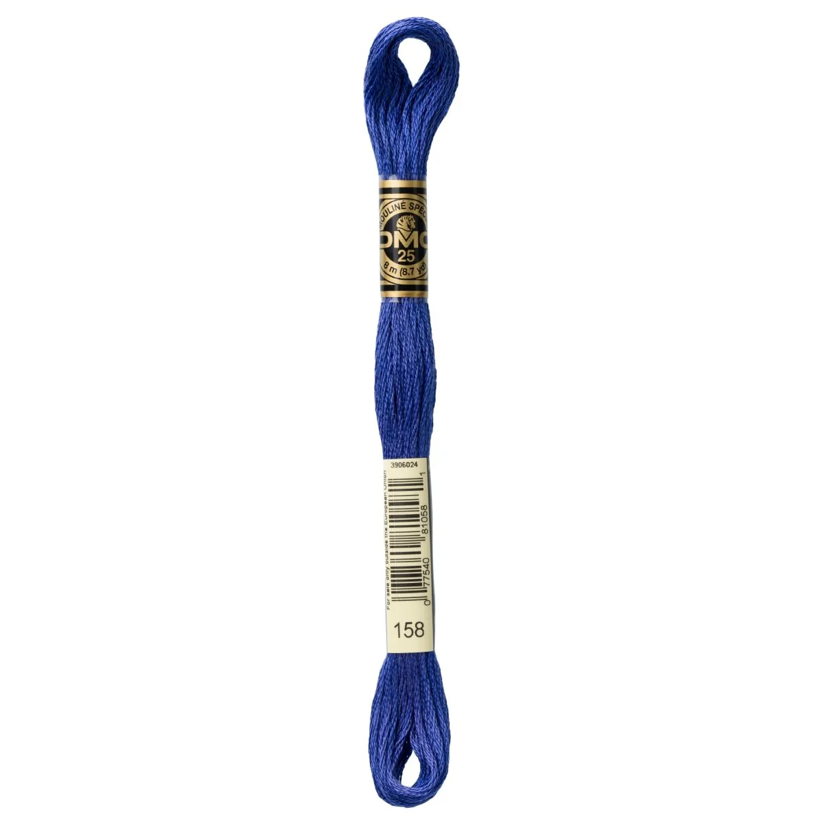 DMC 6-Strand Cotton Embroidery Floss 8.7yd - 158 Med.Very Dk.Cornflower Blue-Bt