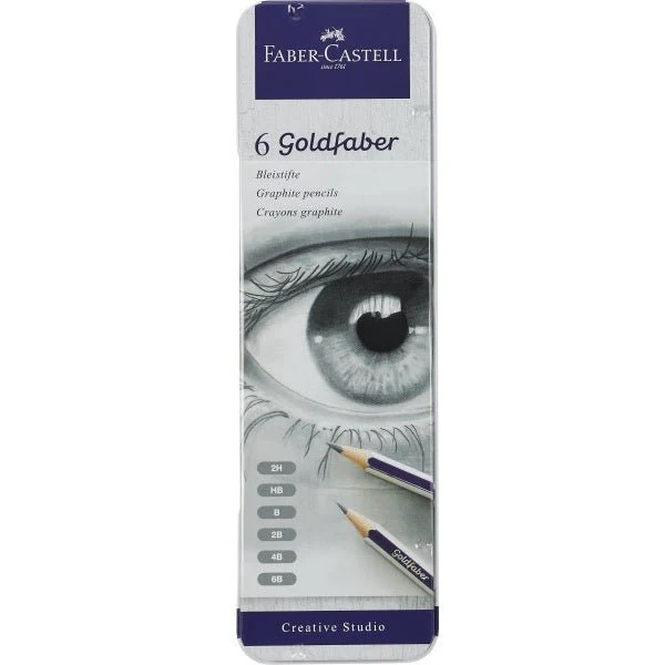 Faber-Castell Creative Studio Graphite Pencil Set of 6