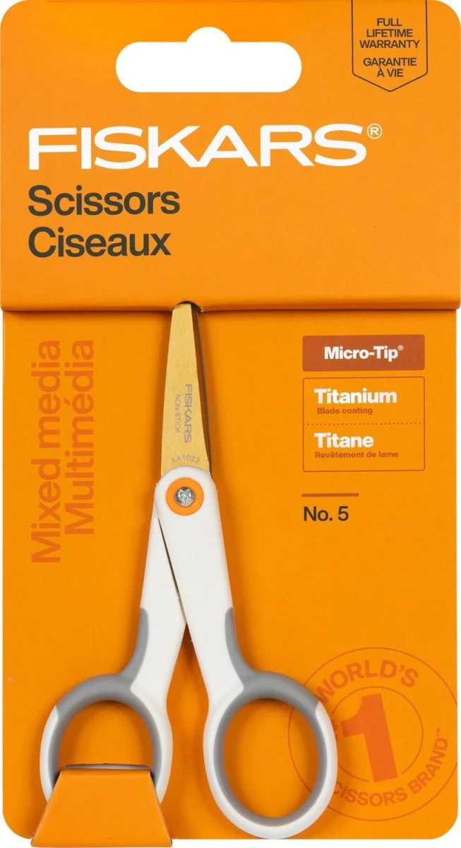 Fiskars Softgrip Micro-Tip Scissors - 5"