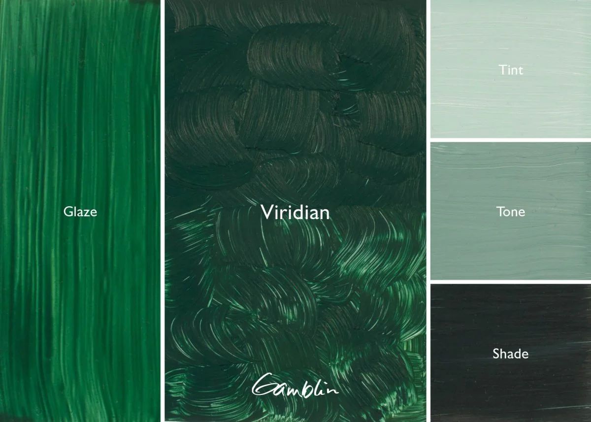 Gamblin 1980 Oil Color - 37ml - Viridian - Image 2
