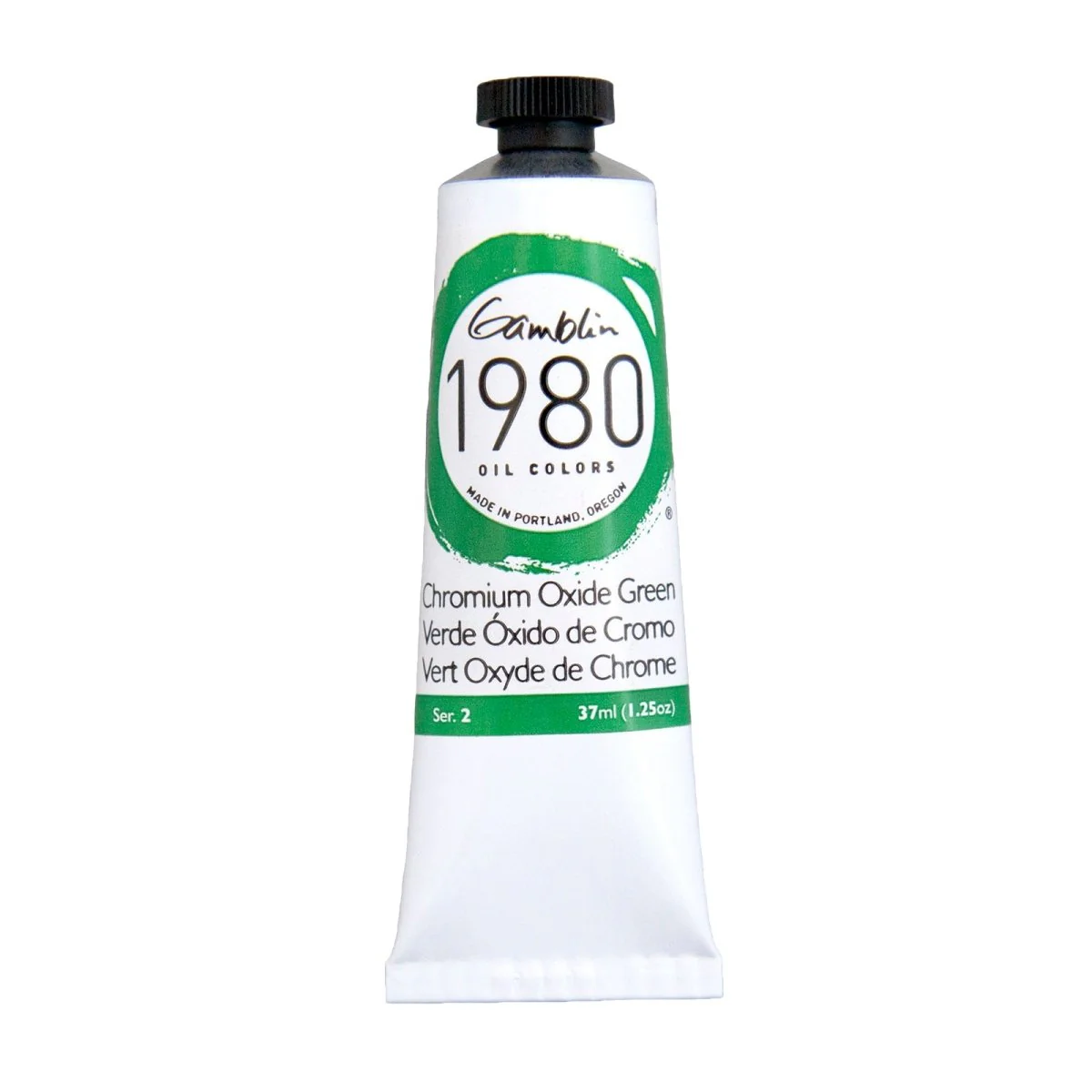 Gamblin 1980 Oil Color - 37ml - Chromium Oxide Green