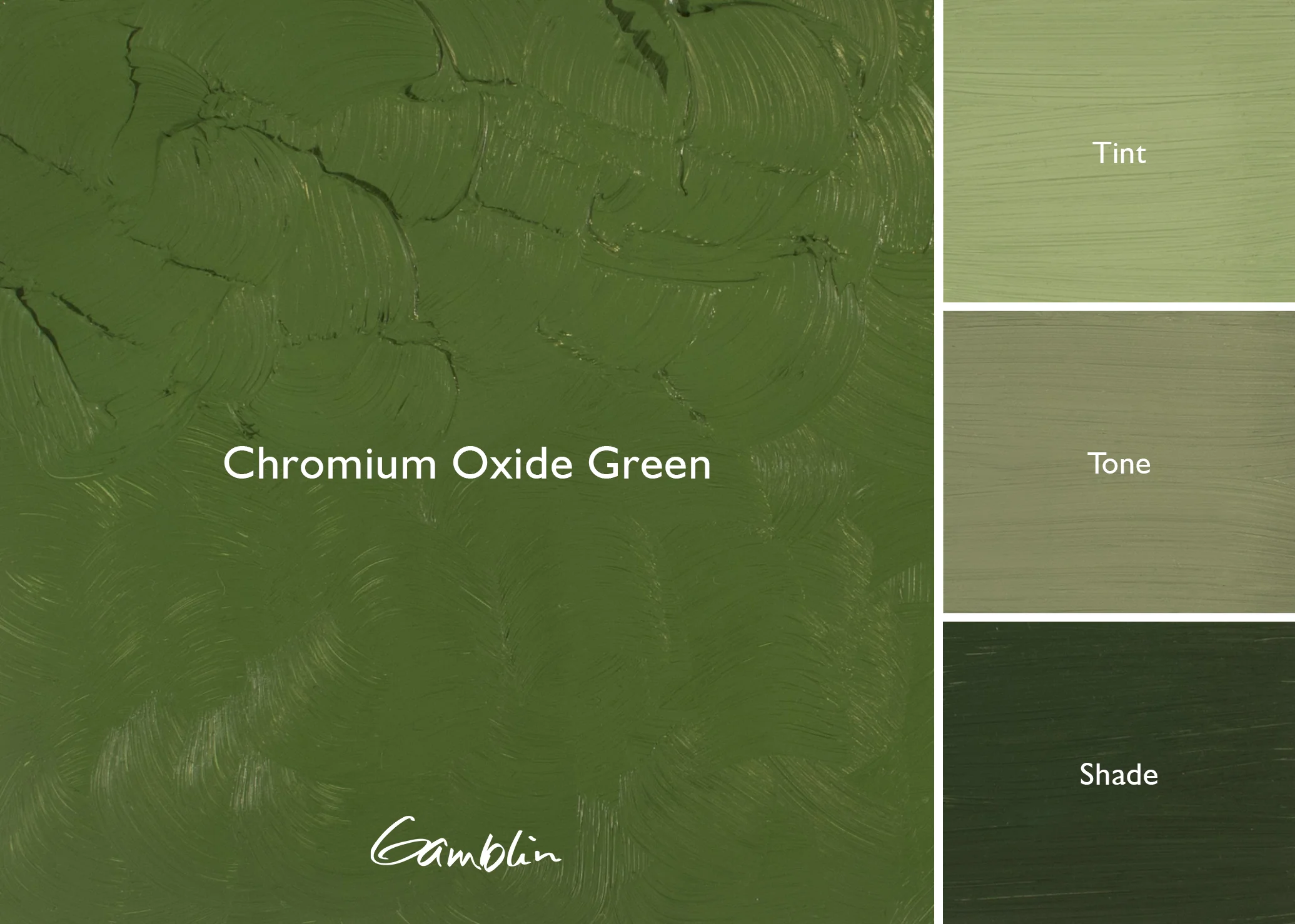 Gamblin 1980 Oil Color - 37ml - Chromium Oxide Green - Image 2