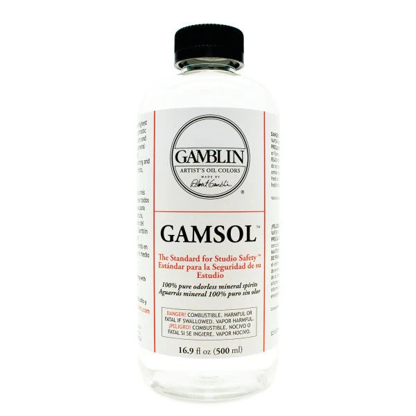 Gamblin Gamsol Odorless Mineral Spirits 16.9 Oz
