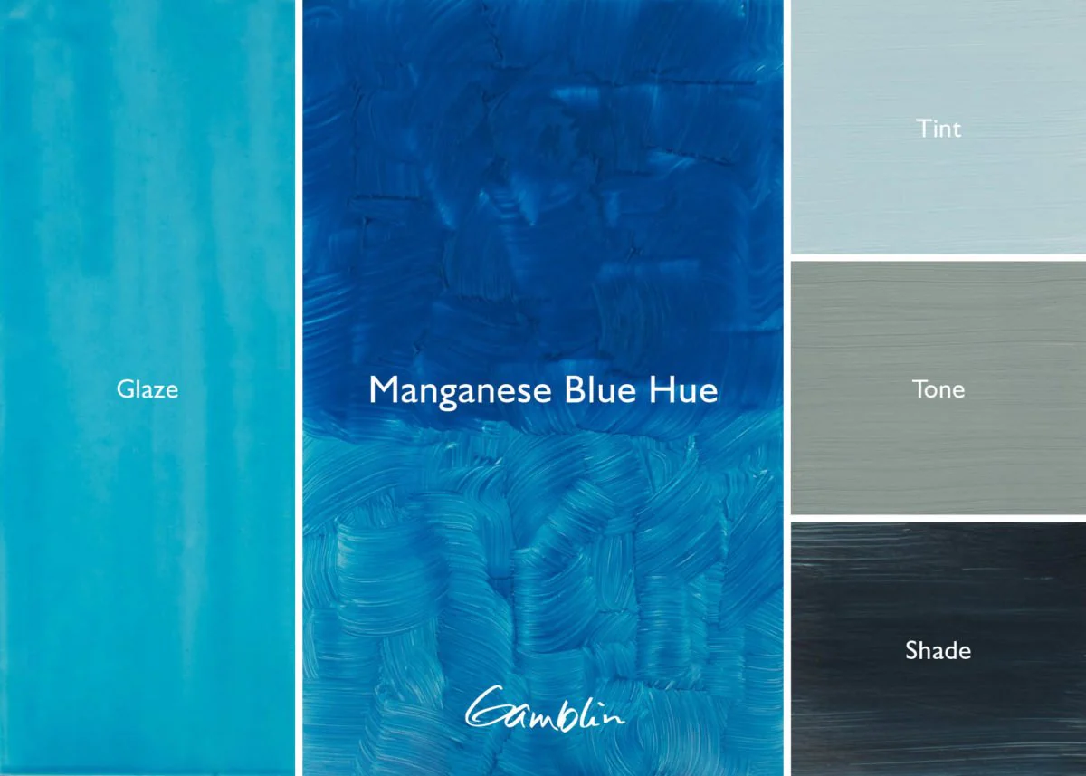 Gamblin Artist's Oil Colors Manganese Blue Hue 37 ml - Image 2