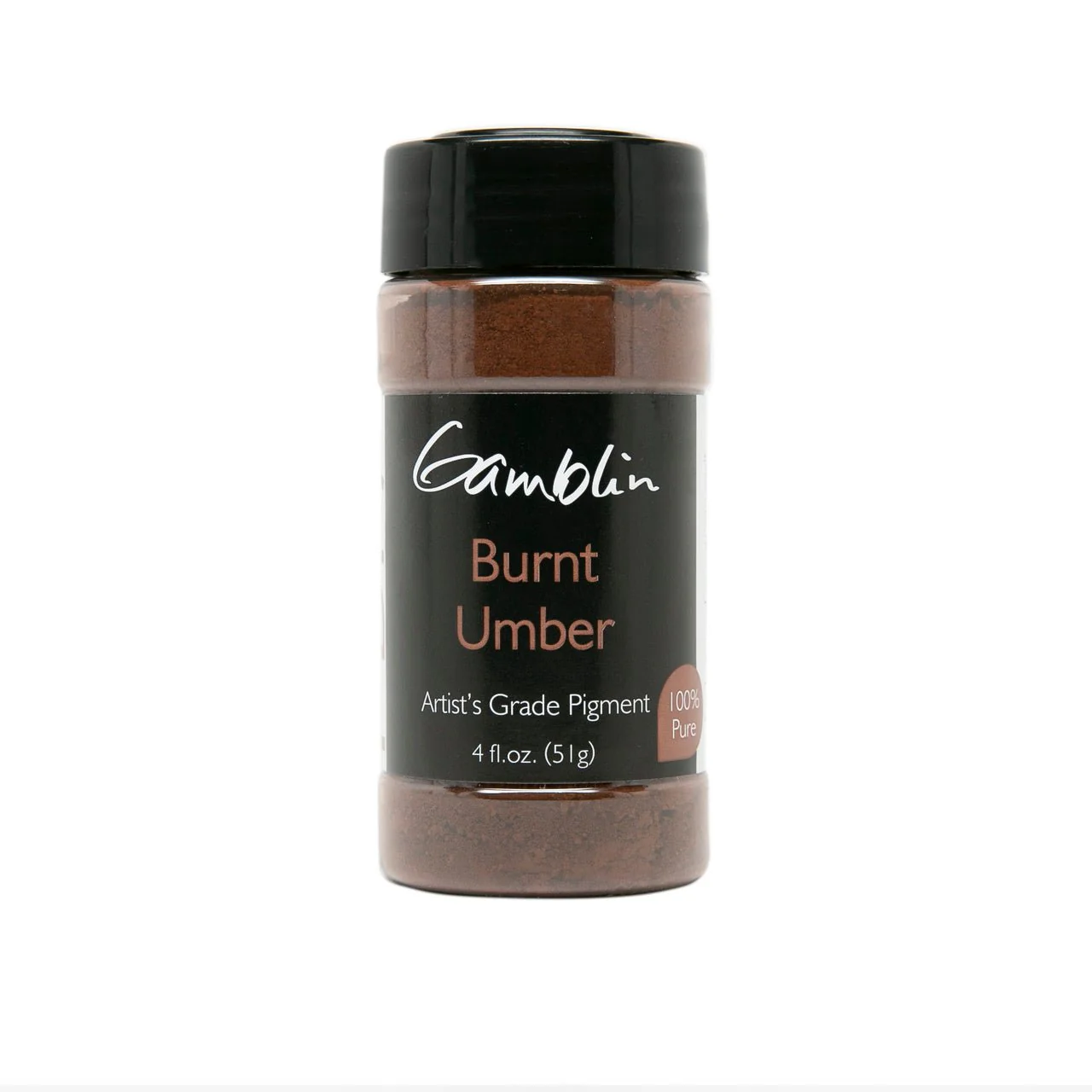 Gamblin Dry Pigment Burnt Umber 4oz (118ml)