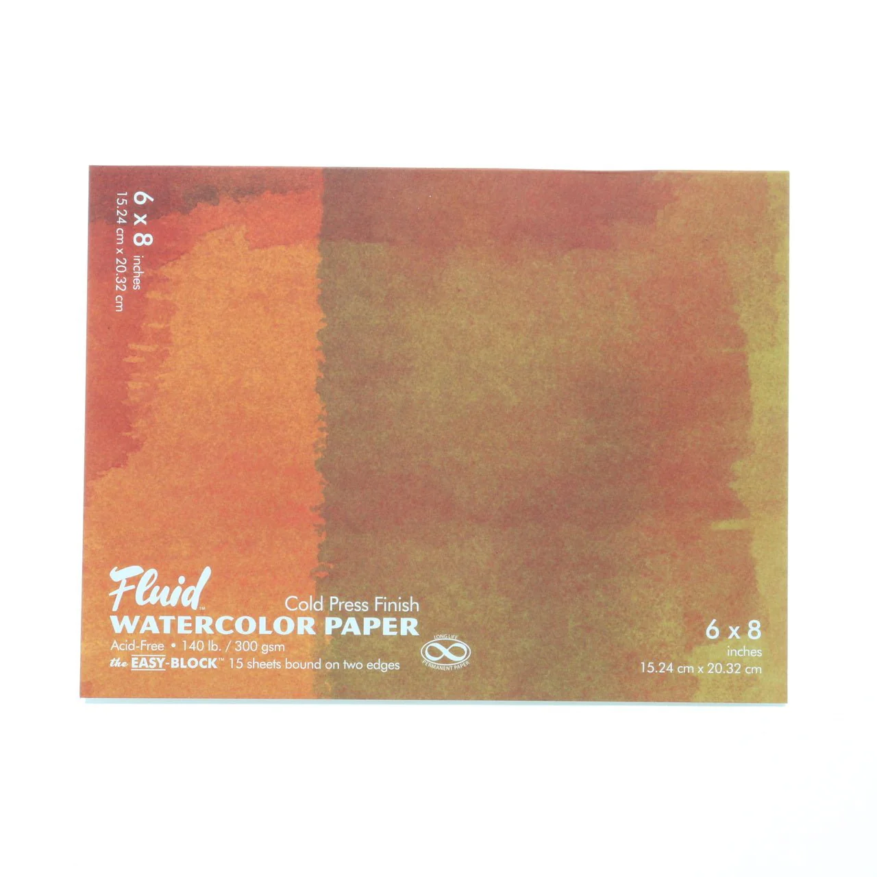 Fluid Watercolor Block - Cold Press - 6X8