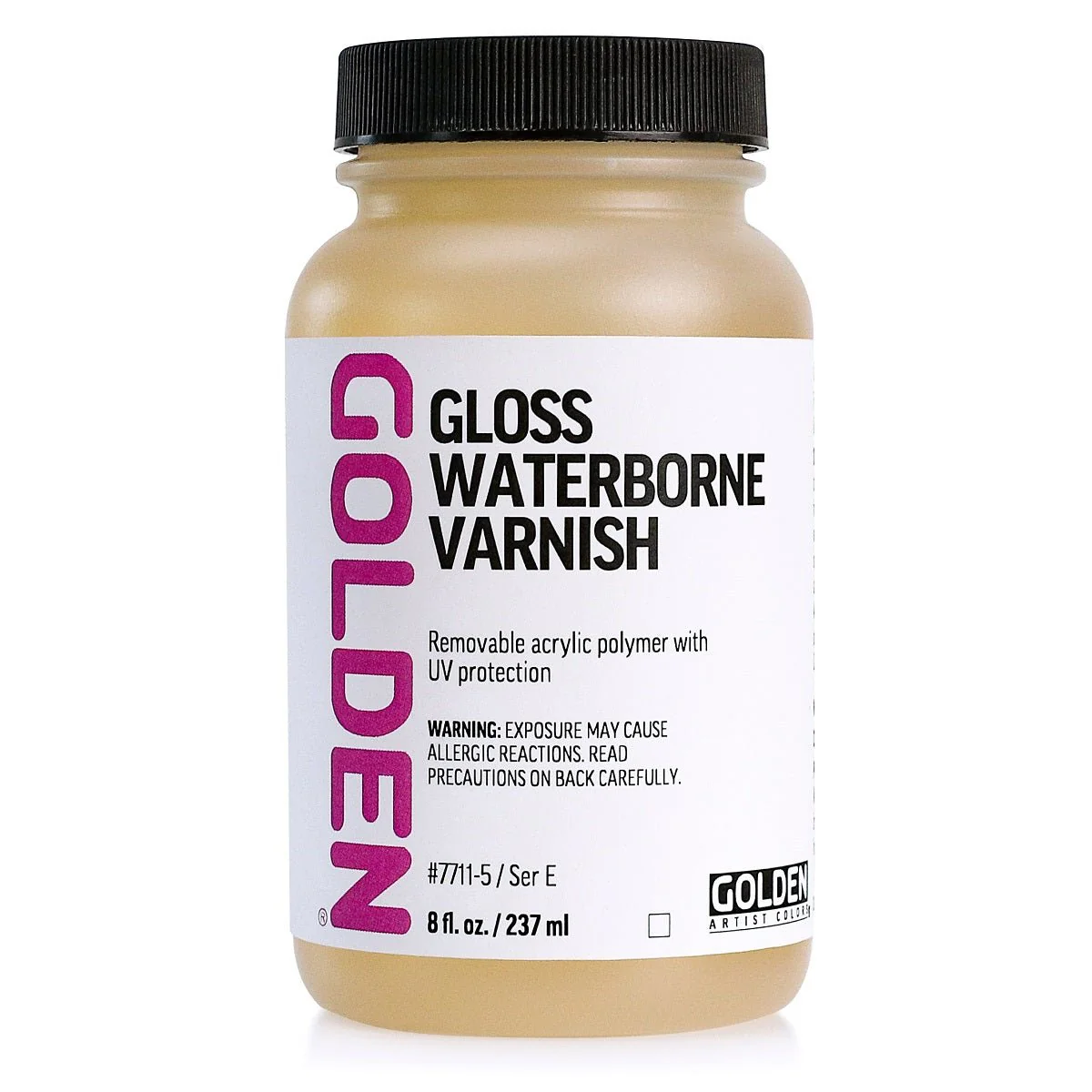 Golden Waterborne Varnish (with UVLS) - Gloss -   8 oz