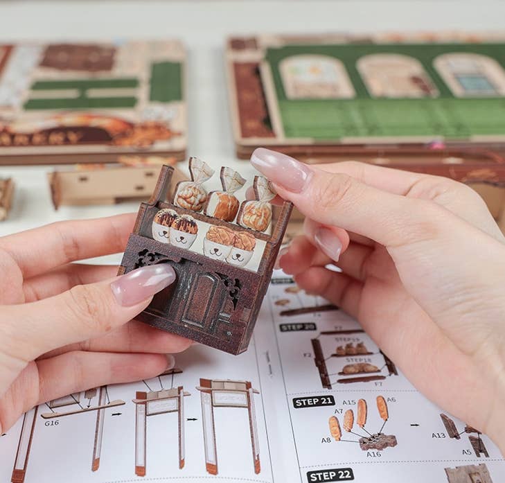 Hands Craft - DIY Book Nook Kit: Mrs. Hunt Bakery - Image 5
