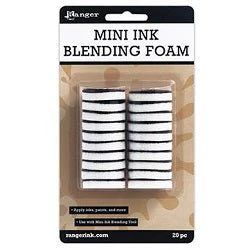 Ranger Mini Ink Blending Tool 1 inch - Foam Pad Refills 20 pack