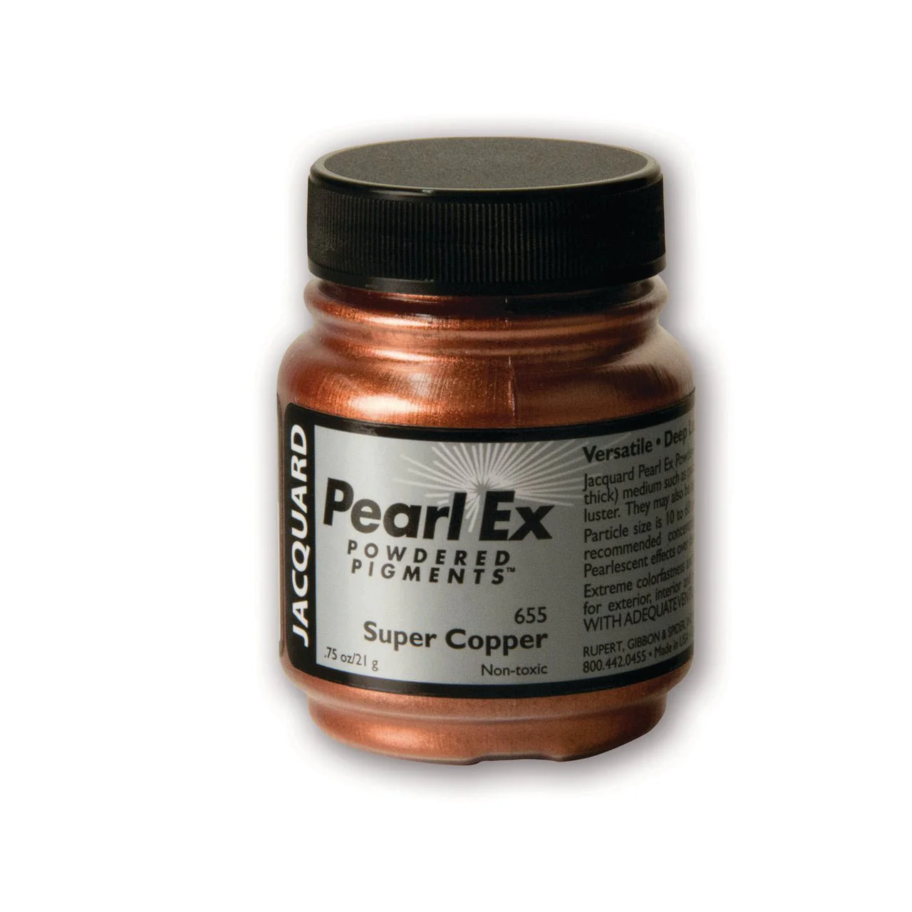 Jacquard Pearl-Ex Powdered Pigment .75 Oz Super-copper