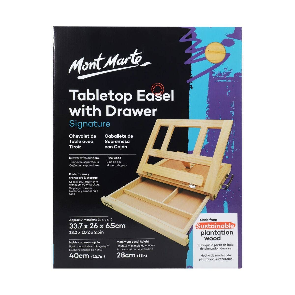Mont Marte Usa, Inc. - Table Easel with Drawer