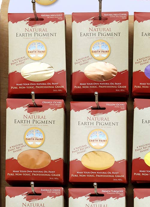 Natural Earth Paint - 3 oz. Earth & Mineral Pigments - Natural Gold Mica - Image 4