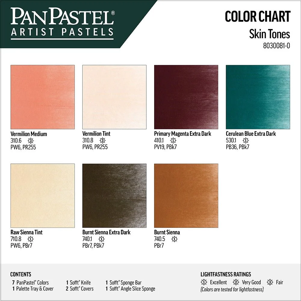PanPastel Set - 7 Skin Tones - Image 3
