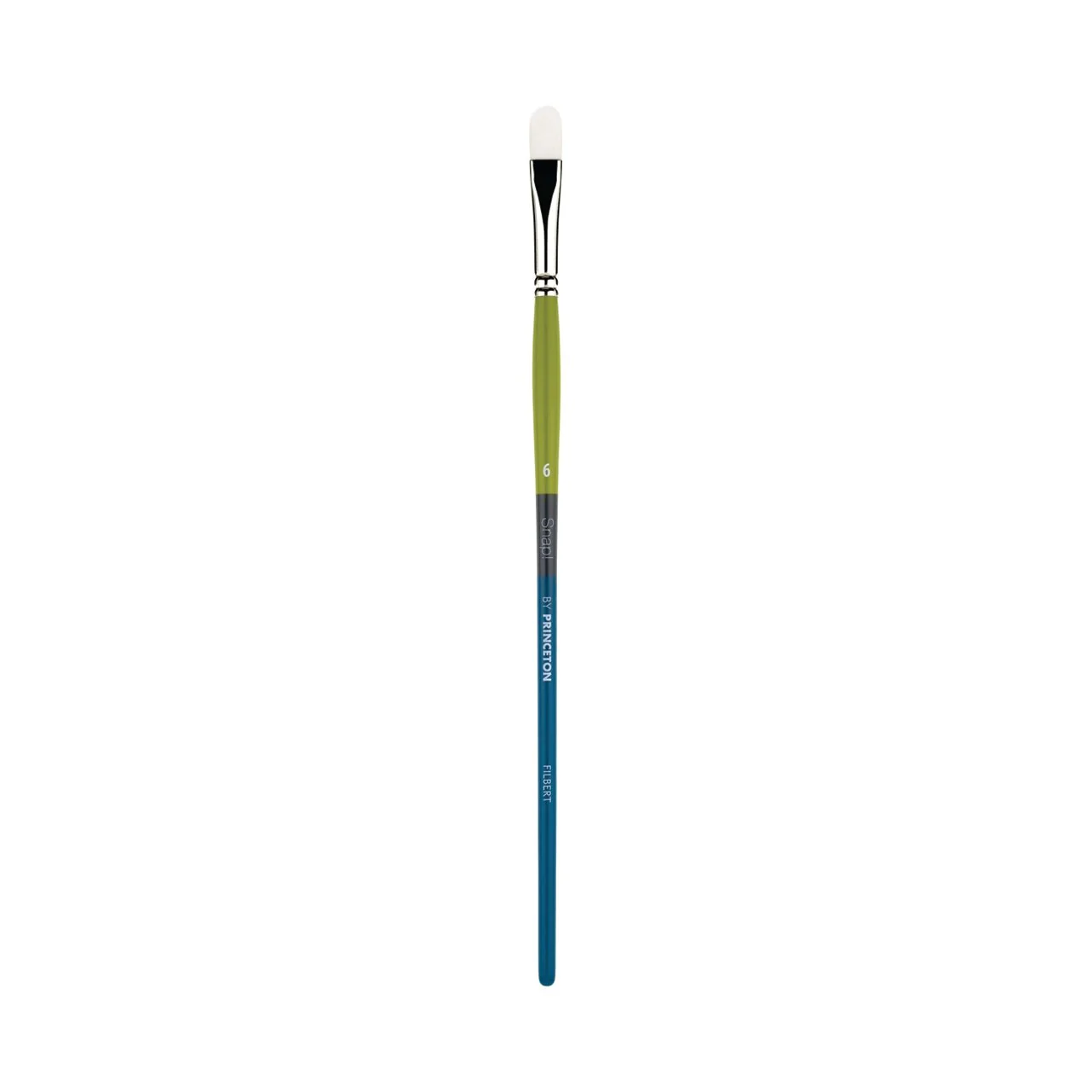 Princeton Snap White Taklon Long Handled Filbert 6