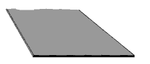 Plastruct SSA-125 Gray ABS Sheet 0.125" (3.2 mm) x 7" x 12" - Pack of 2 Sheets