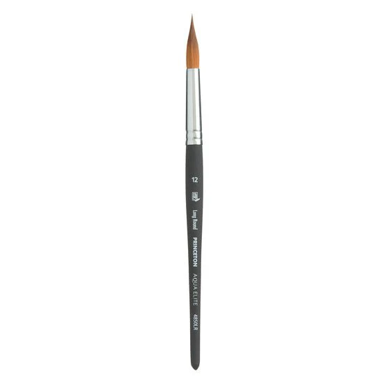 Princeton Aqua Elite Watercolor Brush - Long Round 12