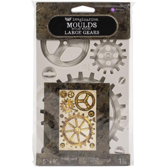 FINNABAIR DEC Silicone Mold  5 inch X 8 inch X .32 inch -Large Gears