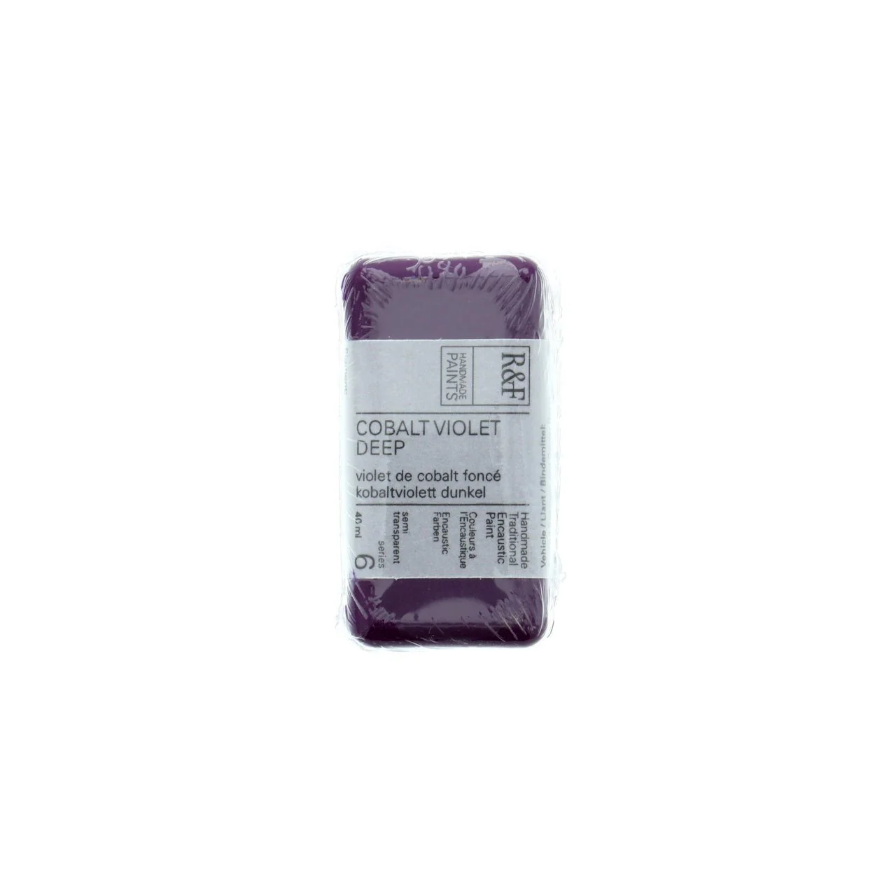 R&F Encaustic Cake - Cobalt Violet Deep 40ml