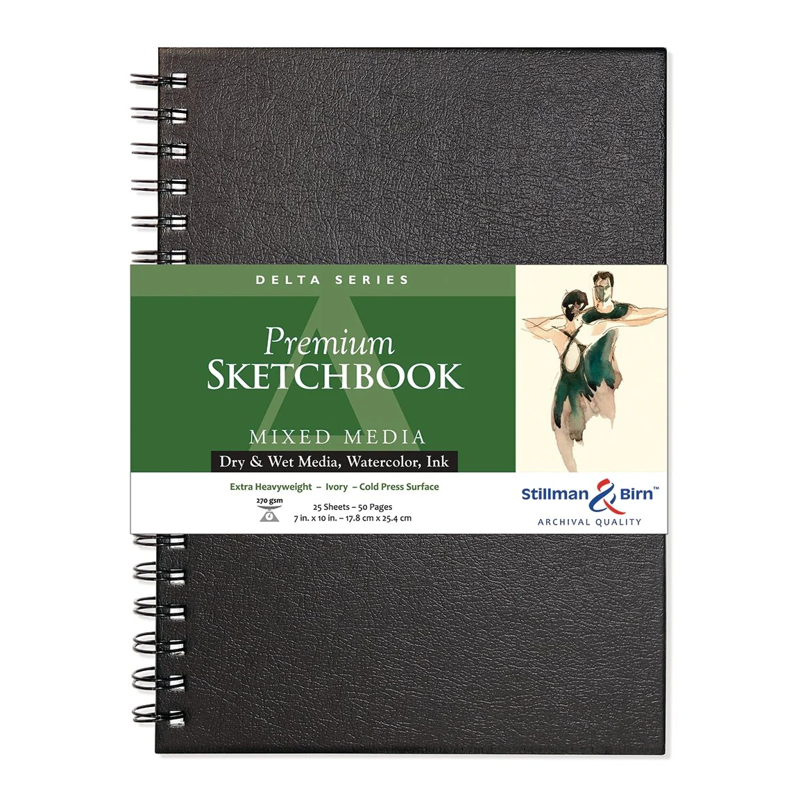 Stillman & Birn Delta Wirebound Sketchbook  7x10 inch