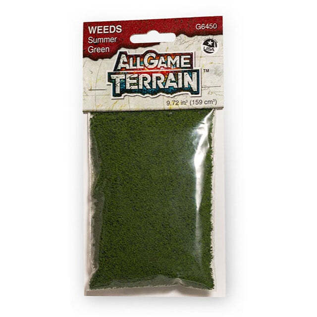 All Game Terrain - Ground Cover 9.72 cubic inches - Summer Green Weeds