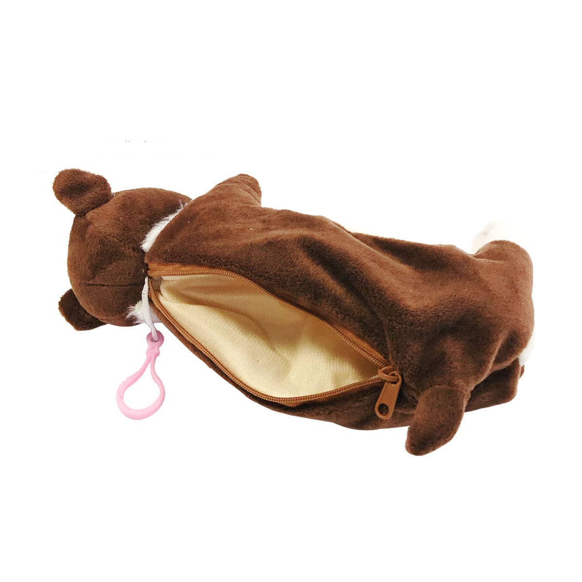 Wrapables Cute Puppy Pouch Plush Pencil Case - Schnauzer - Image 8